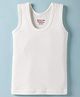 Bodycare Cotton Sleeveless Thermal Inner Wear - White