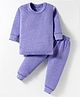 Bodycare Cotton Full Sleeves Pullover Thermal Inner Wear Set - Blue