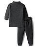 Bodycare Cotton Full Sleeves Solid Colour Turtle Neck Thermal Vest & Pant Set - Grey