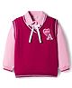 Babyhug Cotton Knit Full Sleeves Sweatshirt with Patch Detailing - Red