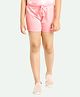 Ariel Cotton Knit Drama Queen Text Printed Shorts - Pink