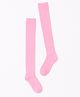 Tipy Tipy Tap Cotton Solid Mid Thigh Length Socks - Pink