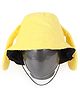 Tipy Tipy Tap Cotton Bunny Ears Designed Bucket Hat - Yellow - Diameter - 48Cm