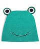 Tipy Tipy Tap Frog Designed Cap - Green - Diameter - 30 cm