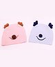 Tipy Tipy Tap Set Of 2 Reindeer Designed Cap With Mittens - Blue & Pink - Diameter - 36 cm
