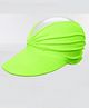 Tipy Tipy Tap Cotton Solid Sun Cap - Neon Green - Diameter 54 cm