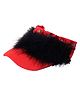 Tipy Tipy Tap Canvas Fur & Heart Detailed Sun Hat - Red - Diameter 46 cm