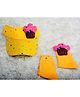 Tipy Tipy Tap Cup Cake Applique Detailed Visor Cap - 46cm With Socks Set - Yellow