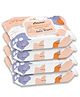Cursive Soft Cleansing Baby Wipes with Aloe Vera, Coconut Oil Aloe Vera & Vitamin E, Soft and Paraben Free , Lid Pack , 80 sheets-Pack of 4 |baby wipes |wipes for baby | wet wipes for baby