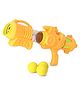 Mamma Mia Hyper Ball Shooter Jump Pump & Shoot Gun - Yellow