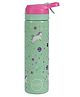 Swen Insulated stainless steel unicorn theme mist bottle, sea green color - 540ml