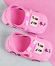 SHOES FOR JUNIORS Car Designed With Sling Back Clogs - Pink