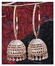 Zeneme Rose Gold Plated Classic Jhumka Earrings-28 g