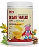 BabyOrgano Nutriverse Kesar Haldi Milk Mix Supports Healthy Growth & Development|High Protein &Vitamins,Gluten Free|Kesar Flavor - 300 g