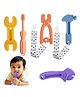 Kidology Tool Shaped Silicone Teether Toy - Set of 5