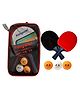 UDKI Table Tennis Racquet Set for Professional Players with 2 Bats, 3 Balls, Carry Bag