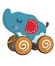 NEGOCIO  Drag Toy Driver Pull Rope To Pull Car Educational Toys Hand Painted Colorful Wooden Toy for Toddlers- PACK OF 1- COLOR MAY VARY