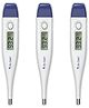 Dr. Odin ODT 311 Digital Thermometer for Precise Temperature Monitoring in Celsius & Fahrenheit - Fast, Accurate, Water Resistant & Family-Friendly (White & Blue)- pack of 3