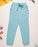 PURPLE UNITED KIDS Cotton Knit Solid Joggers - Light Blue