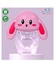The Cheeky Kidzz Baby Water Filled Cooling Teething Cute Rabbit Shape Print Oral Dental Care and Easy to Grip Teether BPA Free (PINK)
