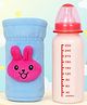 Tinny Tots Baby Premium High Borosilicate Glass Feeding 240 ml Bottle Feeder With Plain Bottle Cover Sleeve For Newborn Super Soft Flow Control & Anti Colic Nipple BPA Free (SKY BLUE)
