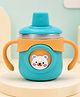 The Cheeky Kidzz Baby Stainless Steel Hot & Cold Double Wall Feeder Insulated Vacuuming Bottle Sipper Sippy Cup For Kids With Straw BPA Free(GREEN)-260 ml