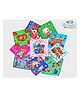 The Cheeky Kidzz Baby Soft Printed New Born Baby Face Terry Cotton Assorted Printed Towels Hankies Napkins Wash Cloth Combo Set (Pack of 12)
