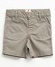 JusCubs Cotton Woven Solid Shorts - Khaki