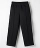Kookie Kids Knit Full Length Wide Leg Solid Lounge Pant - Black