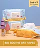 Little Rituals Bio Soothe Wet Wipes 72 Pieces Each - Pack of 3