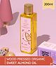 Little Rituals Ultra Premium Organic & Cold Pressed Massage Oil Sweet Almond - 200 ml
