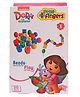 Little Fingers Lacing Toy with Dora Beads & Play Blocks 30 Pieces - Multicolor