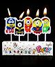 Funcart Kids Superhero Avenger Cake Topper Candle - Pack of 5