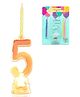 Funcart Number 5 led Candle - Multicolor