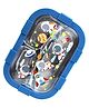 Little Surprise Box 3 Section Space Print Stainless Steel Kids Lunch Box - Blue