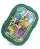 Little Surprise Box 3 Section Dino Print Stainless Steel Kids Lunch Box - Olive