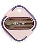 Little Surprise Box Rounded Square Stainless Steel Kids Lunch Box - Pink