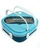 Little Surprise Box Rounded Square Stainless Steel Kids Lunch Box - Blue