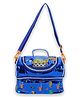 Little Surpise Box Transport Theme Double Compartment Insulated Lunch Bag - Blue