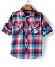 Kookie Kids India Cotton Woven Full Sleeves Shirt With Checks - Multicolour