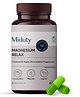Miduty Magnesium Relax 100% Chelated -Migraine-High BP-Constipation-Magnesium Bisglycinate-60 Capsules