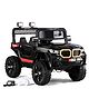 Battery Operated Ride On Jeep with Music & LED Lights - Black