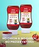 Troovy Healthy Tomato Sauce | No Onion & No Garlic | 100% Chemical Free| No Preservatives, No MSG, No Sodium Benzoate | Tastes like Regular Tomato Ketchup | (2 x 340g) Pack of 2