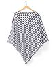 Babyhug 100% Cotton Multi Purpose Breast Feeding Nursing Scarf - Poncho White| Travel-Friendly| Machine Washable| Soft Breathable Fabric| Stylish & Discreet for Feeding & Breast Pump Use