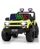 Baybee Rover 4×4 Battery Operated Jeep for Kids, Ride on Toy Kid Car with RGB Windshield Light & Music | Baby Big Battery Cars | Electric Jeep Car for Kids to Drive 2 to 6 Years (Fluorescent Green)