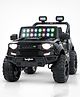 Baybee Rover 4×4 Police Edition Battery Operated Jeep for Kids, Ride on Toy Kid Car with RGB Windshield Light & Music | Baby Big Battery Cars | Electric Jeep Car for Kids to Drive 2 to 6 Years (Black)