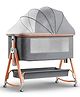 BAYBEE 3-in-1 Baby Crib Cot with Rocker & Storage(Grey)