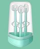 Joy Buzz Baby Toothbrush 3 in 1 Set Tongue Cleaner + U Shape Toothbrush + Toothbrush - Green