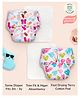 SuperBottoms BASIC Pack of 2 Reusable Cloth Diapers for Babies (3M-3Y) | Adjustable & Washable | Rash Free Diaper