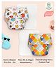 SuperBottoms BASIC Pack of 2 Reusable Cloth Diapers for Babies (3M-3Y) | Adjustable & Washable | Rash Free Diaper